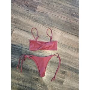 Zaful Terracotta bathing set suit sz Small